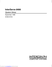 Intergraph InterServe 8400 Setup Manual
