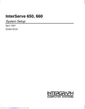 Intergraph InterServe 650 ?anual Setup Manual