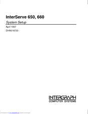 Intergraph InterServe 650 Setup Manual
