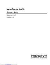 Intergraph InterServe 8000 Setup Manual