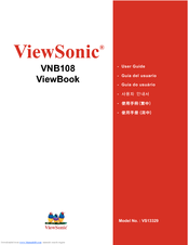 ViewSonic VNB108 ViewBook Guía Del Usuario