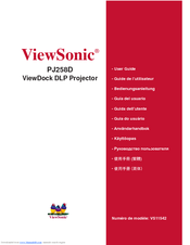 ViewSonic VS11542 Guía Del Usuario