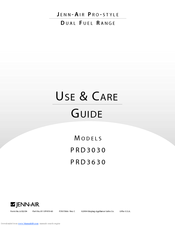 Jenn-Air Pro-Style PRD3030 Use & Care Manual