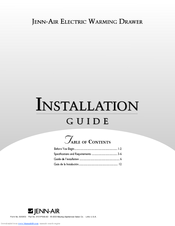 Jenn-Air JWD7130DDR Installation Manual