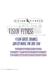 Vision Fitness T970HRT Service Service Manual