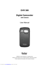 Vivitar DVR 380 User Manual