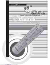 Vivitek RP56HD21-A Remote User Manual