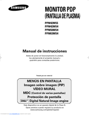 Samsung PPM42M5SBX Manual De Instrucciones