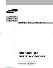 Samsung HP-S4233 Manual De Instrucciones