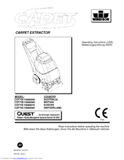 Windsor CDT7IA/10080050 Operating Instructions Manual