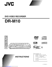 Jvc DR-M10 Instructions Manual