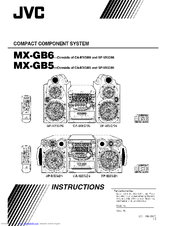 Jvc MX-GB5 Instructions Manual