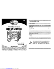 All-Power APG3075 Owner's Manual