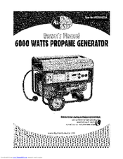 All-Power APG3560CSA Owner's Manual