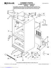 Jenn-Air JFD2589KEP12 Parts List