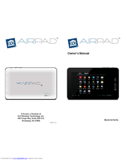 X10 AirPad7p Owner's Manual