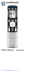X10 IconRemote IR34A Owner's Manual