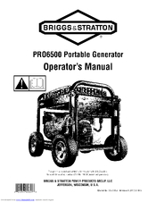 Briggs & Stratton PRO6500 Operator's Manual