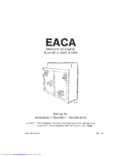 CARRIER EACA Installation And Operation Manual