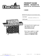 CHAR-BROIL C-69G4S 463225112 Product Manual