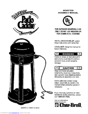 CHAR-BROIL Patio Caddle 465487004 Assembly Assembly Manual