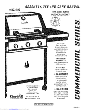 CHAR-BROIL 463231603 Assembly Assembly, Use & Care Manual