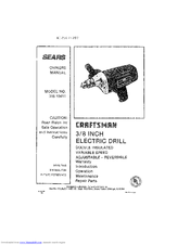 Craftsman 315.10411 Owner's Manual