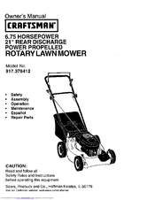 CRAFTSMAN 917.378412 Owner's Manual