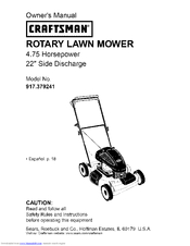 CRAFTSMAN 917.379241 Owner's Manual
