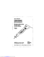 CRAFTSMAN 172.26672 Owner's Manual