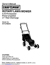 CRAFTSMAN 917.378340 Owner's Manual