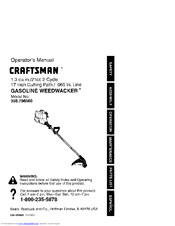 CRAFTSMAN WEEDWACKER 358.798560 Operator's Manual