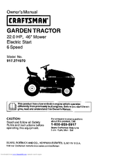 CRAFTSMAN 917.274970 Owner's Manual