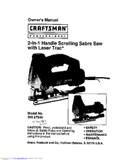 CRAFTSMAN 320.27245 Owner's Manual