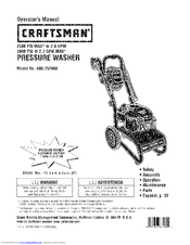CRAFTSMAN 580.752960 Operator's Manual