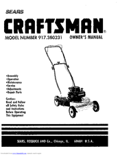 CRAFTSMAN 917.380231 Owner's Manual