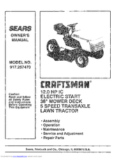 CRAFTSMAN 917.257470 Owner's Manual
