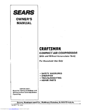 CRAFTSMAN 919.150340 Owner's Manual