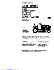 CRAFTSMAN EZ3 917.271064 Owner's Manual