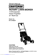CRAFTSMAN 917.378531 Owner's Manual