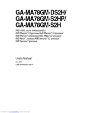 Gigabyte GA-MA78GM-S2HP User Manual