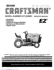 CRAFTSMAN EZ3 917.258691 Owner's Manual
