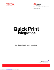 Xerox Quick Print 5.0 Integration Manual