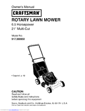 CRAFTSMAN 917.388950 Owner's Manual