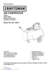 CRAFTSMAN 921.16473 Owner's Manual