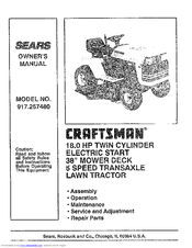 CRAFTSMAN 917.257480 Owner's Manual