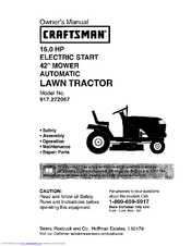 CRAFTSMAN 917.272067 Owner's Manual