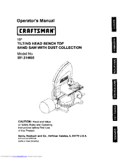 CRAFTSMAN 351.214600 Operator's Manual