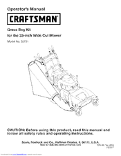 CRAFTSMAN 33731 Operator's Manual