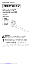 CRAFTSMAN 358.794201 Instruction Manual